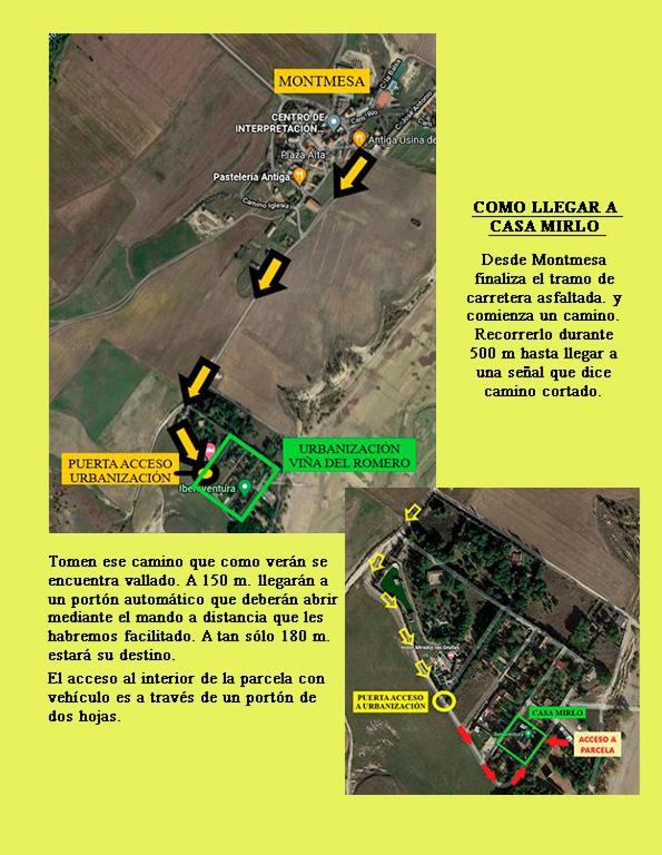 הוילה Montmesa Casa Mirlo מראה חיצוני תמונה